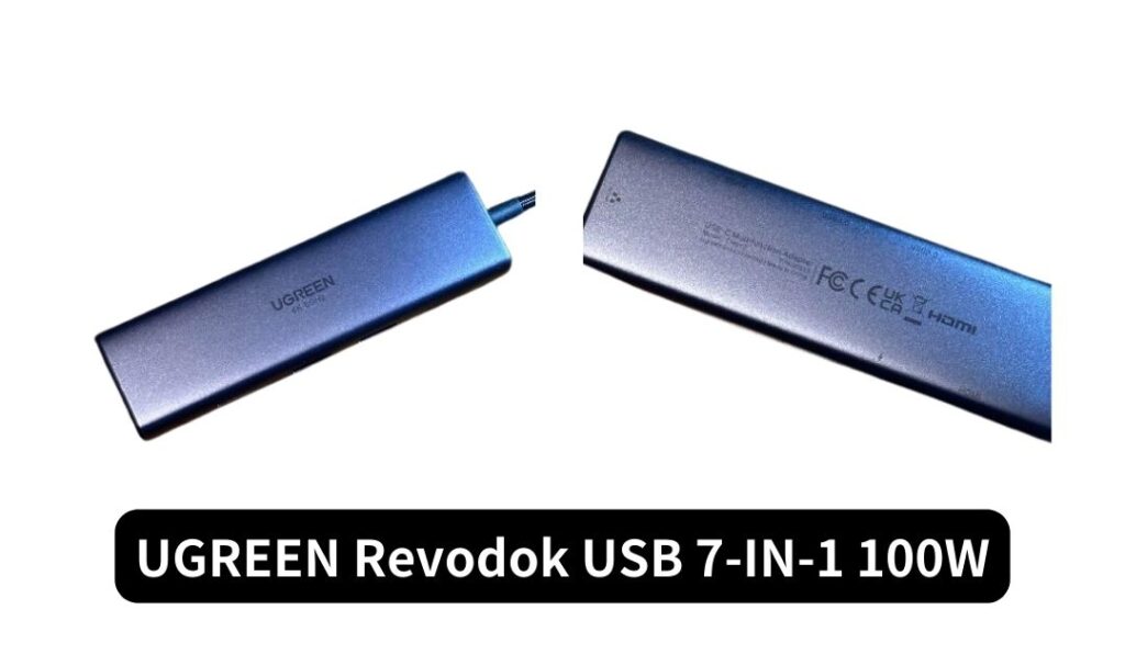 UGREEN Revodok USB 7-IN-1 100Wの実際の画像